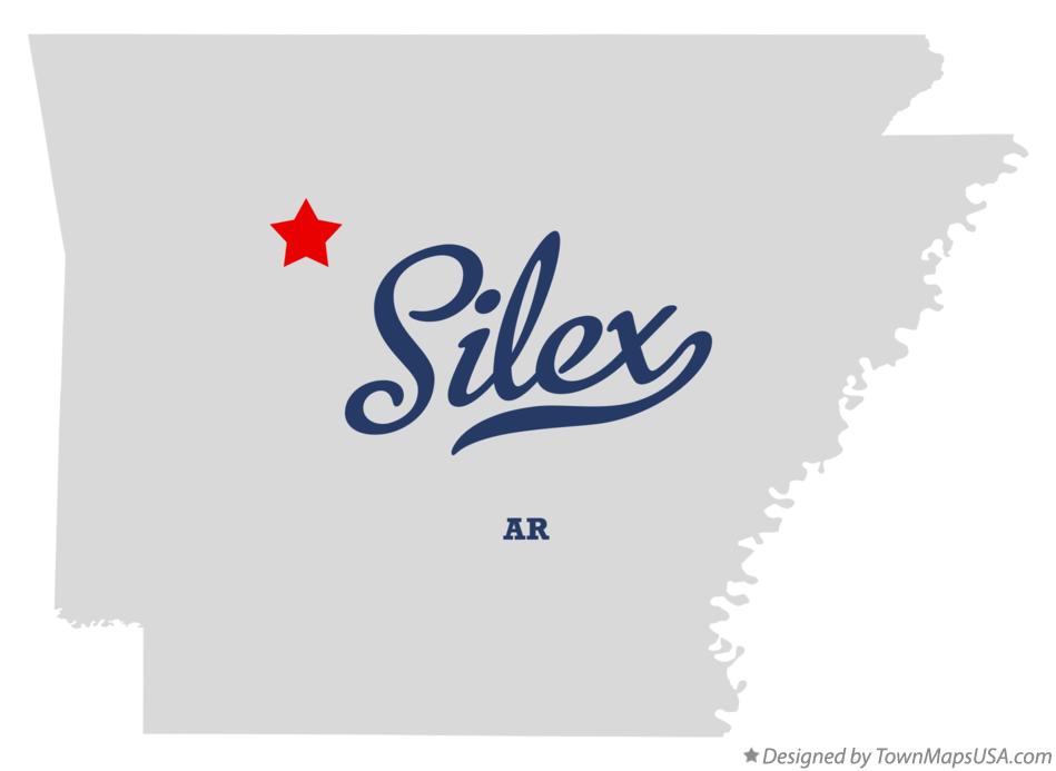 Map of Silex Arkansas AR