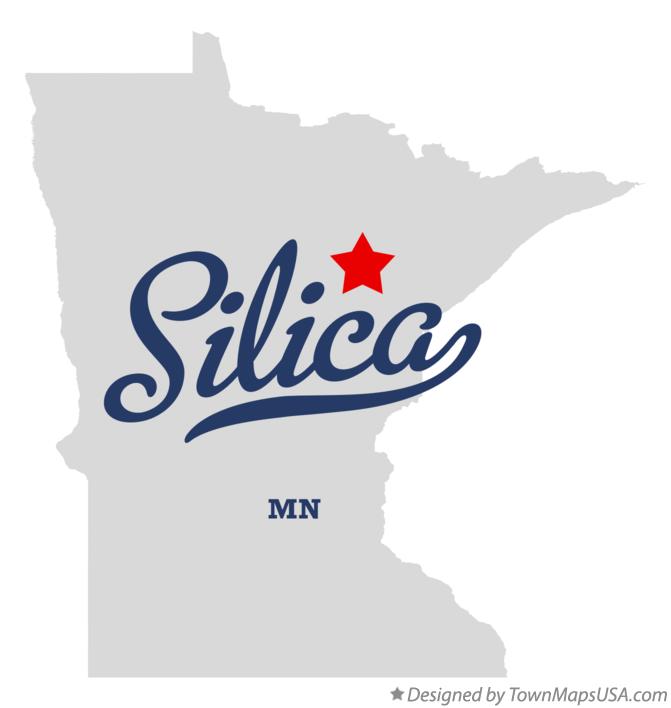 Map of Silica Minnesota MN