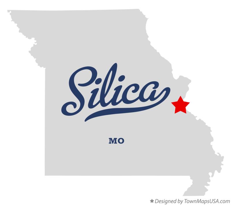 Map of Silica Missouri MO
