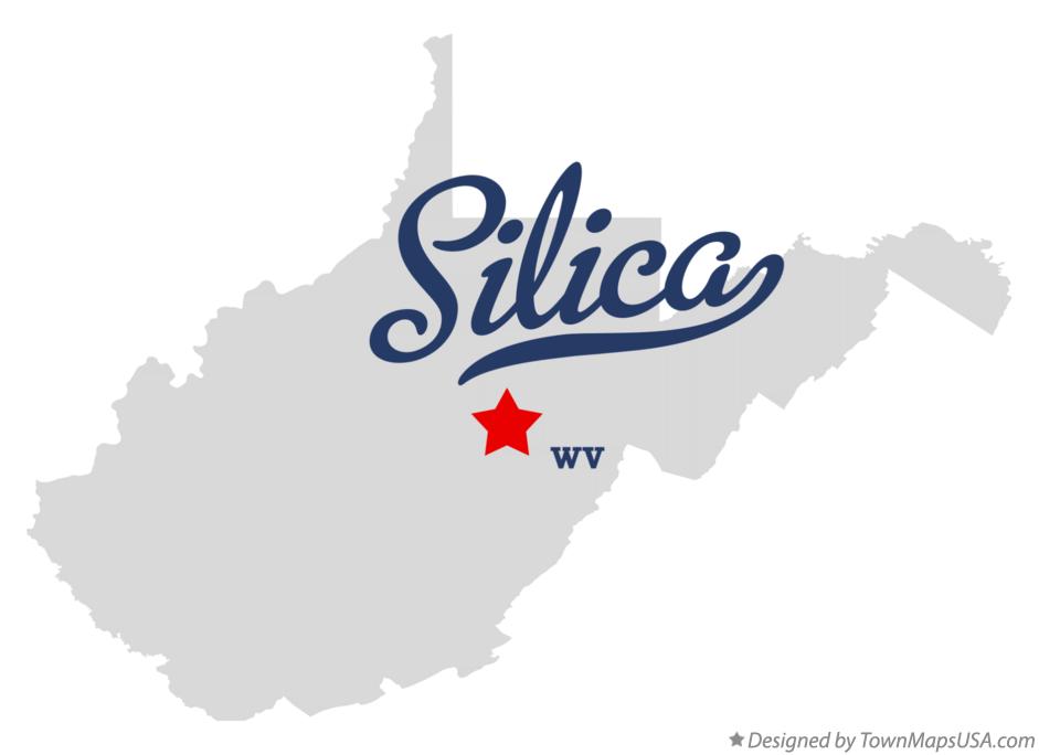 Map of Silica West Virginia WV