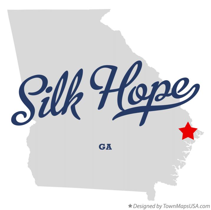 Map of Silk Hope Georgia GA