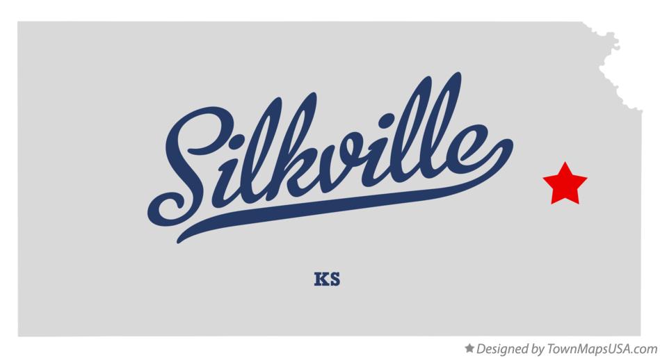 Map of Silkville Kansas KS