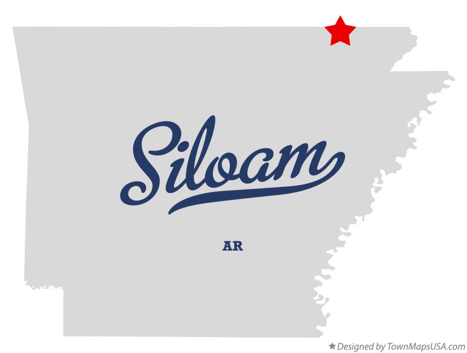 Map of Siloam Arkansas AR
