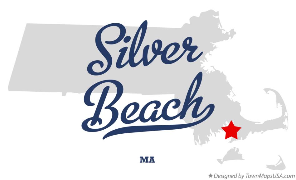 Map of Silver Beach Massachusetts MA