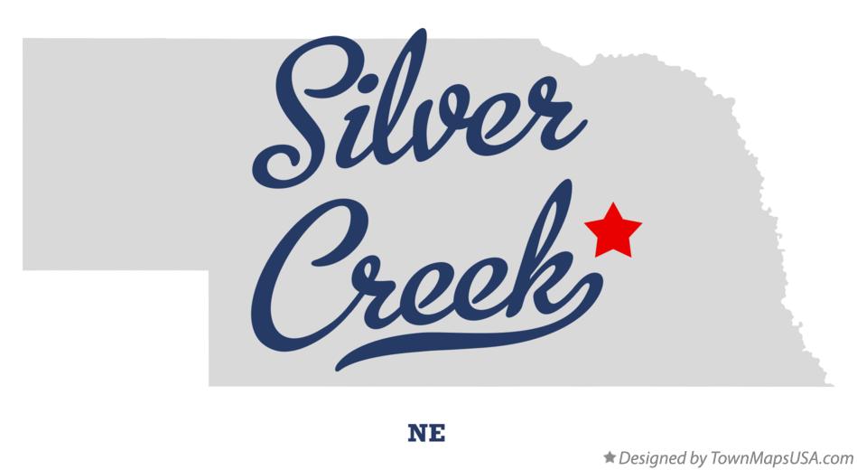 Map of Silver Creek Nebraska NE