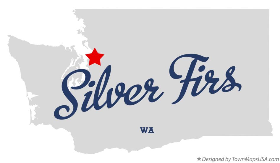 Map of Silver Firs Washington WA