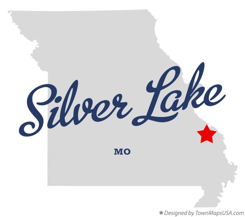 Map of Silver Lake Missouri MO