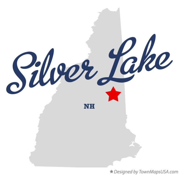 Map of Silver Lake New Hampshire NH