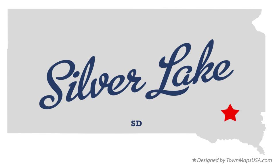Map of Silver Lake South Dakota SD
