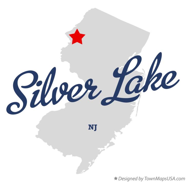 Map of Silver Lake New Jersey NJ