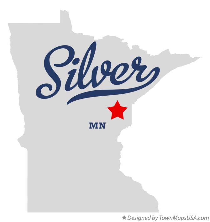 Map of Silver Minnesota MN