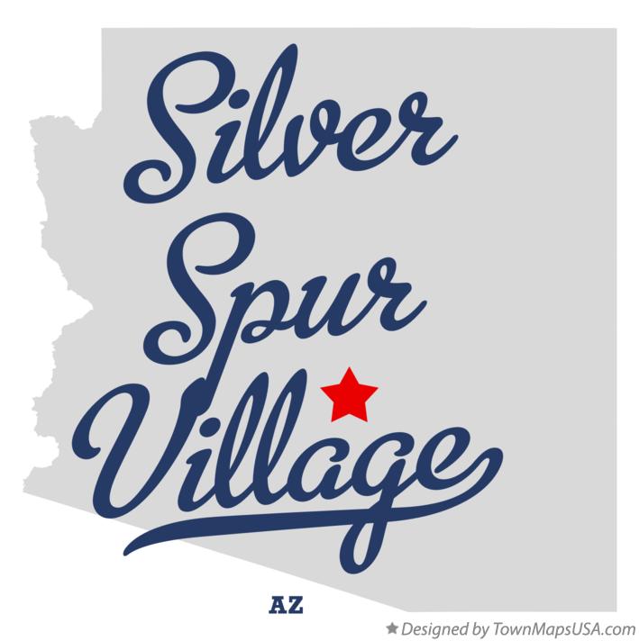 Map of Silver Spur Village Arizona AZ