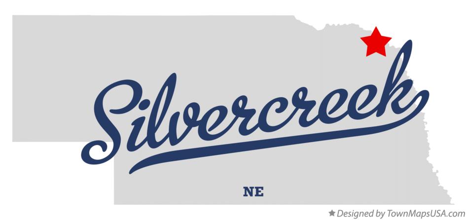 Map of Silvercreek Nebraska NE