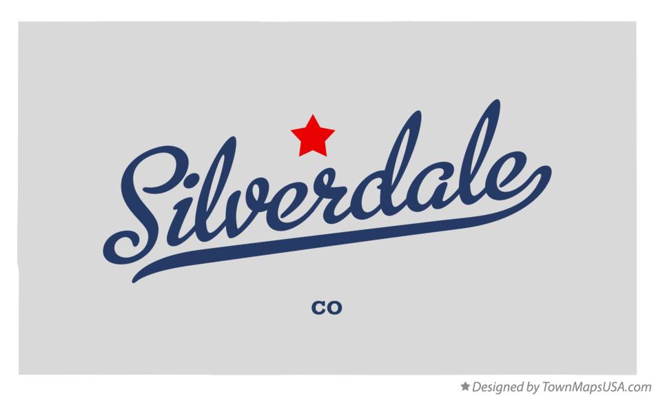 Map of Silverdale Colorado CO
