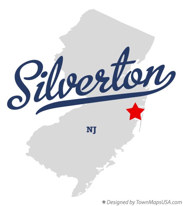 Map of Silverton New Jersey NJ