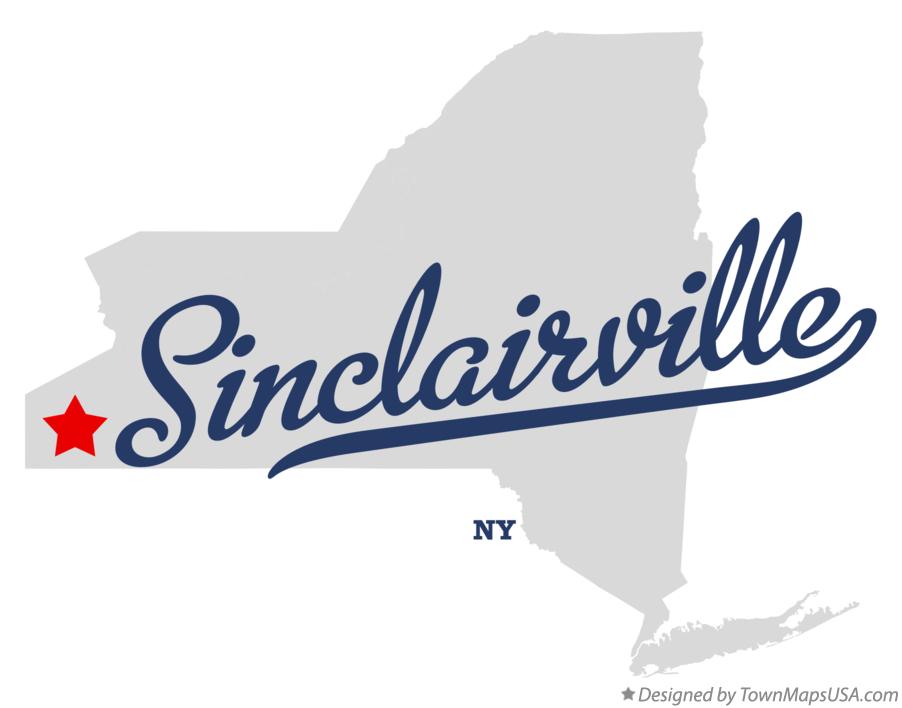 Map of Sinclairville New York NY