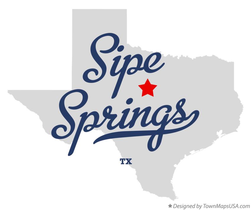 Map of Sipe Springs Texas TX