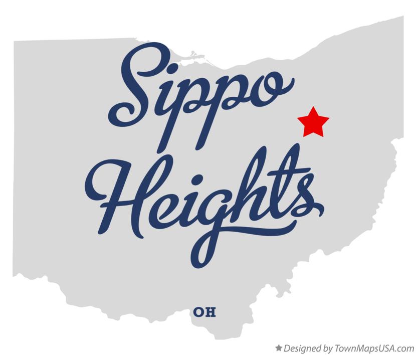 Map of Sippo Heights Ohio OH