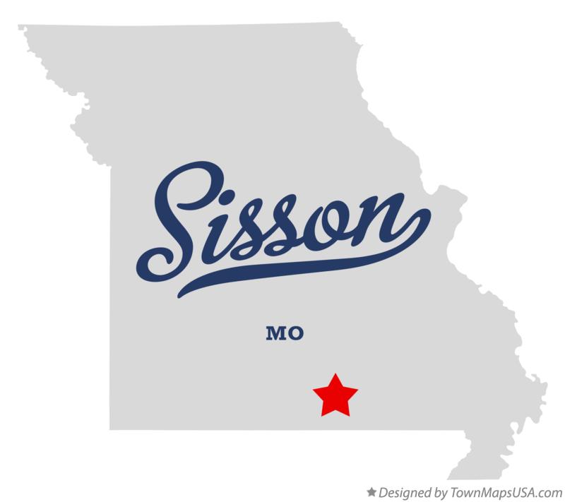 Map of Sisson Missouri MO
