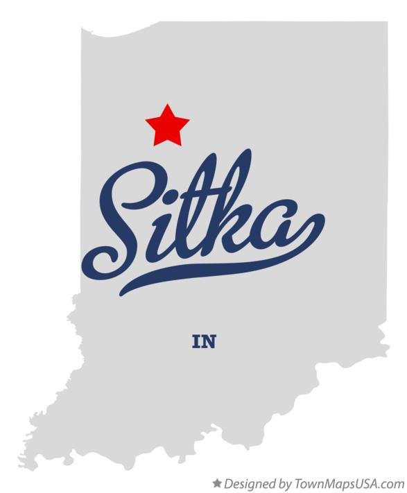 Map of Sitka Indiana IN