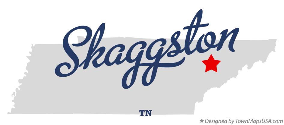 Map of Skaggston Tennessee TN