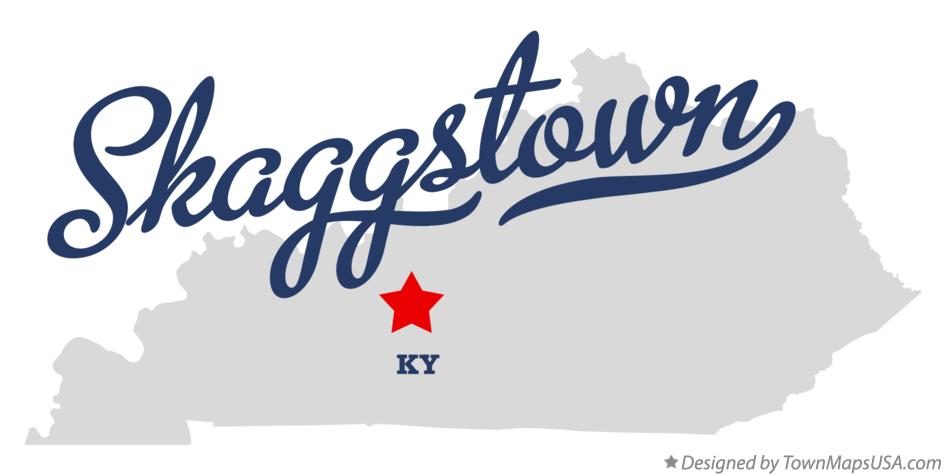 Map of Skaggstown Kentucky KY