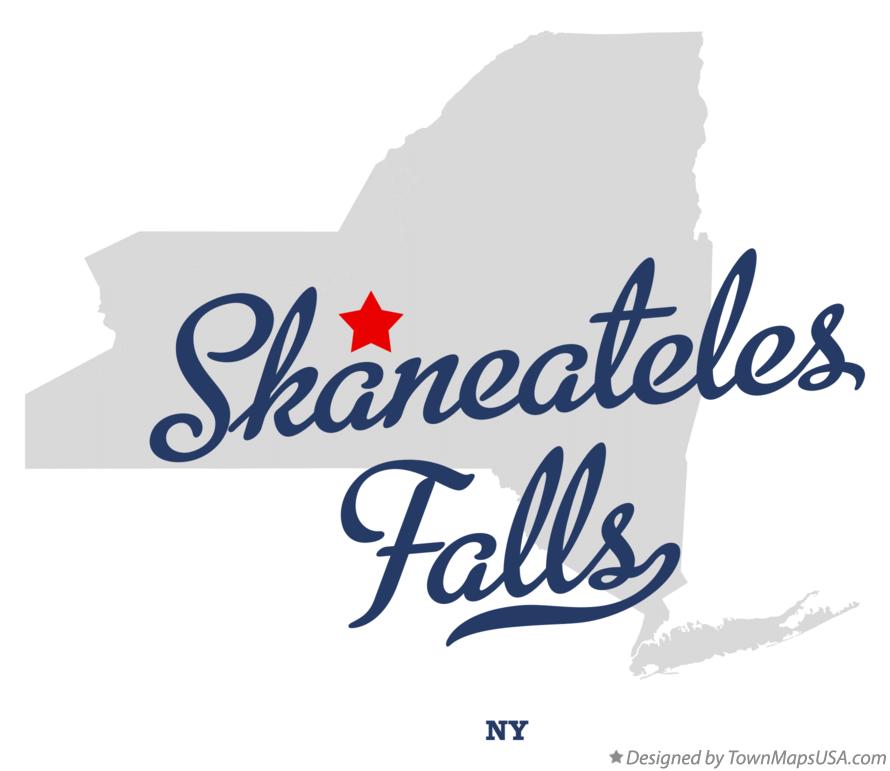 Map of Skaneateles Falls New York NY