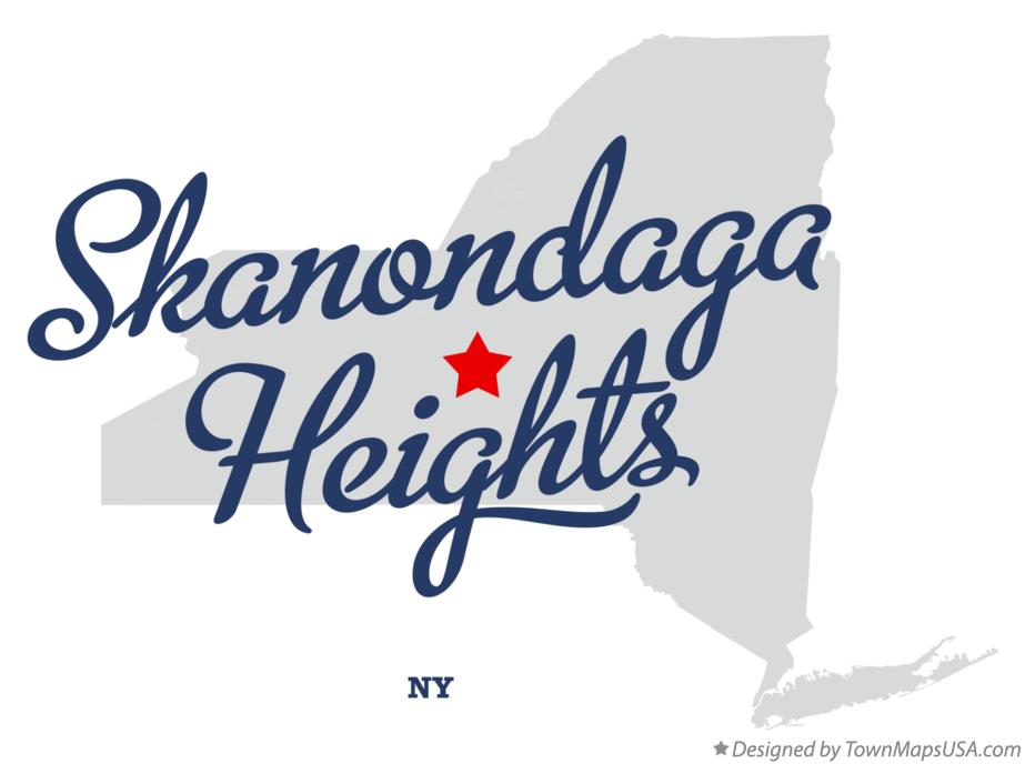Map of Skanondaga Heights New York NY