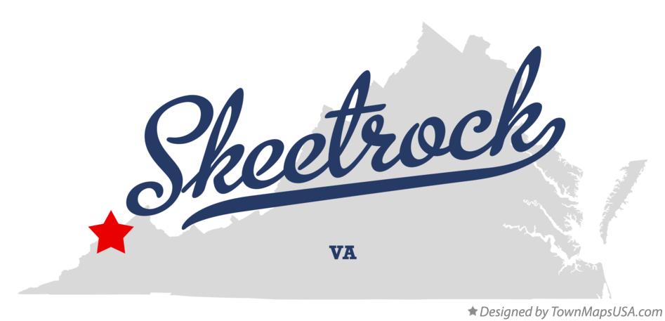 Map of Skeetrock Virginia VA