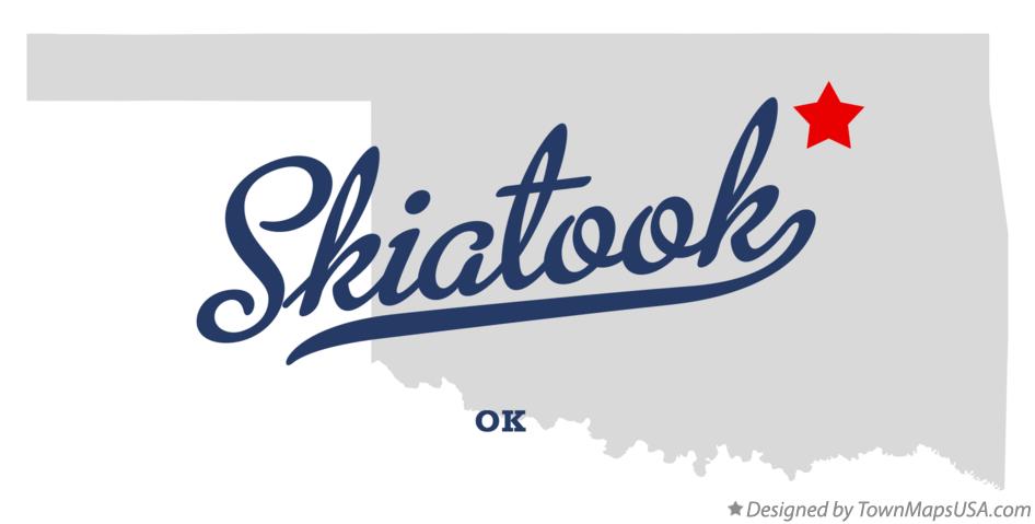 Map of Skiatook Oklahoma OK