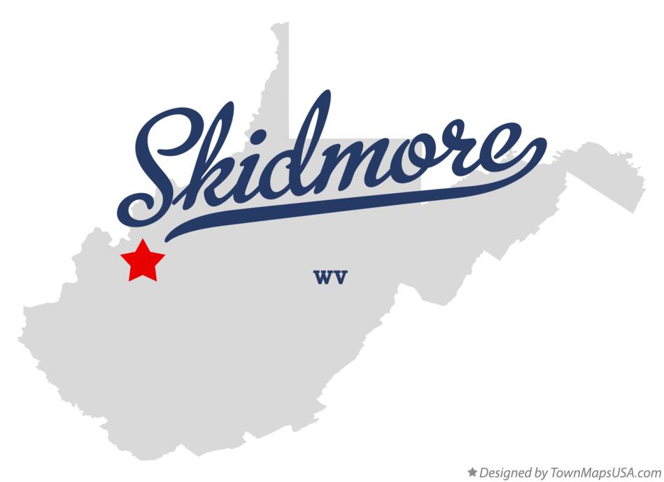 Map of Skidmore West Virginia WV