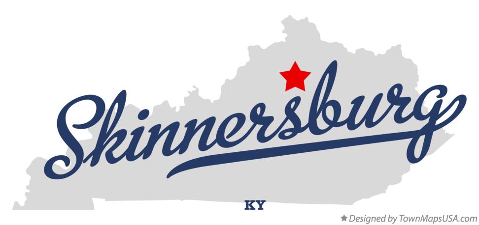 Map of Skinnersburg Kentucky KY