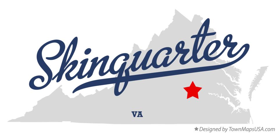 Map of Skinquarter Virginia VA