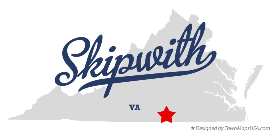 Map of Skipwith Virginia VA