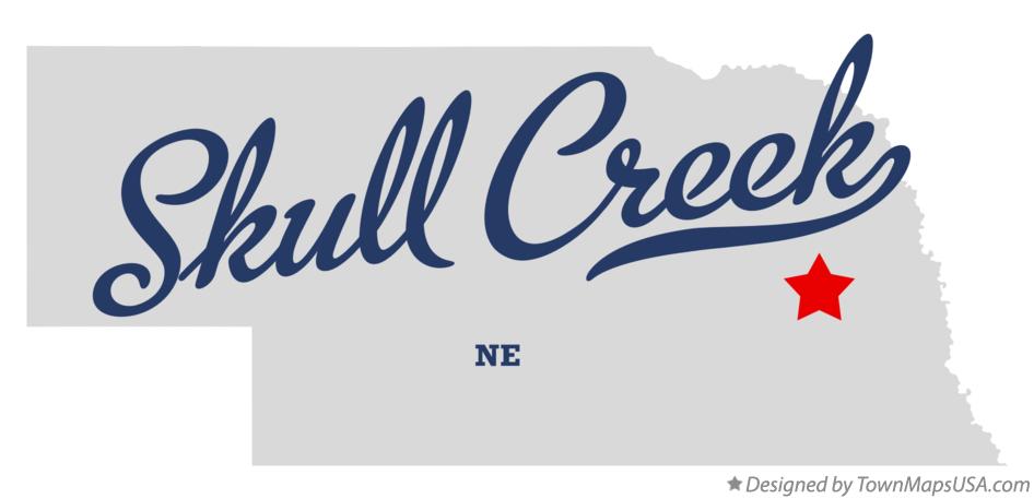 Map of Skull Creek Nebraska NE