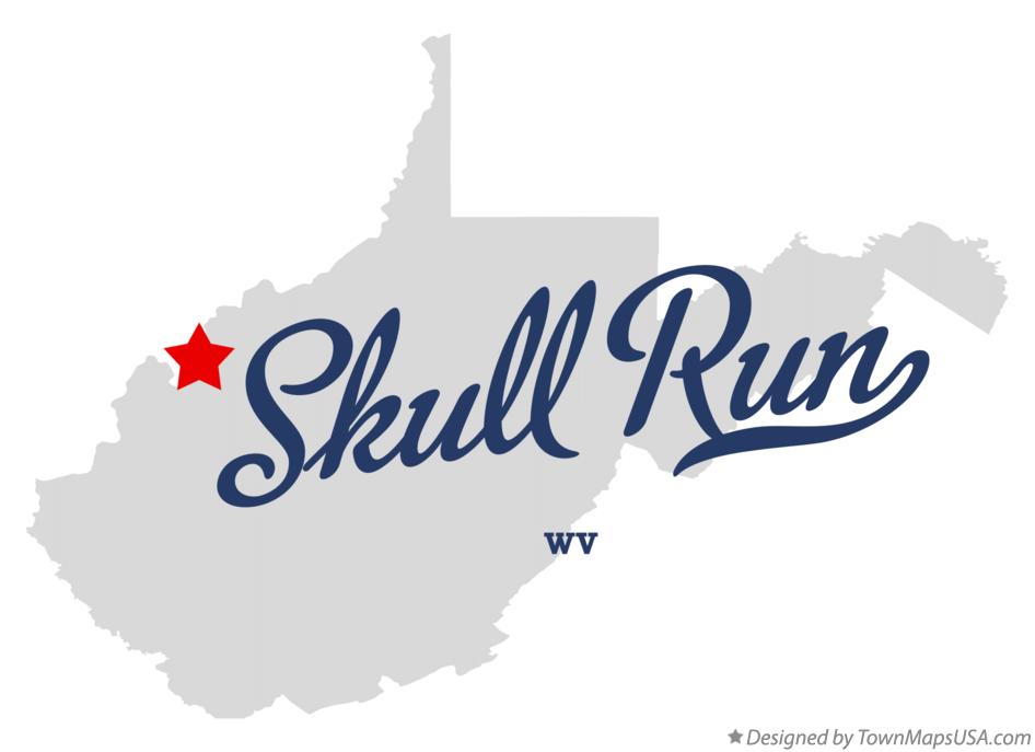 Map of Skull Run West Virginia WV