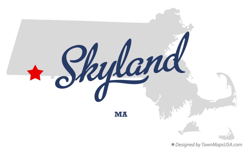 Map of Skyland Massachusetts MA