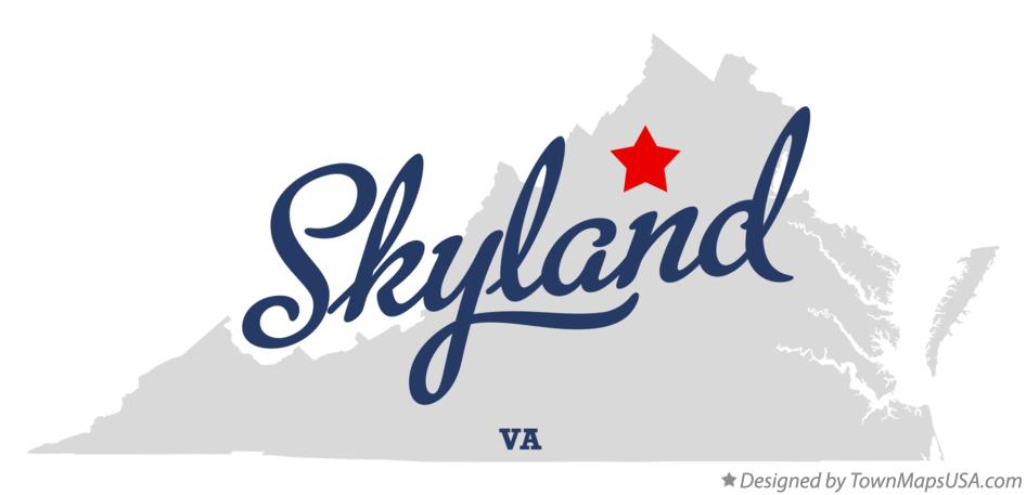 Map of Skyland Virginia VA