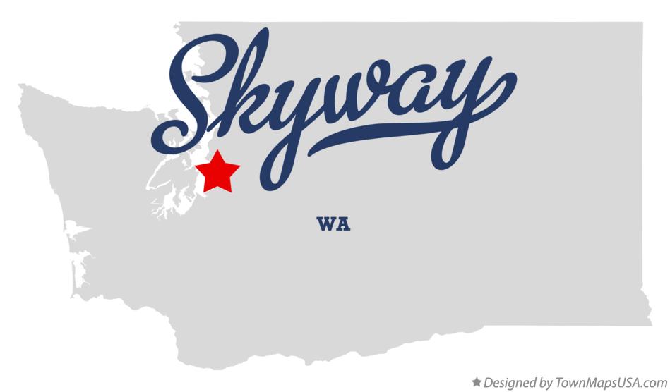Map of Skyway Washington WA