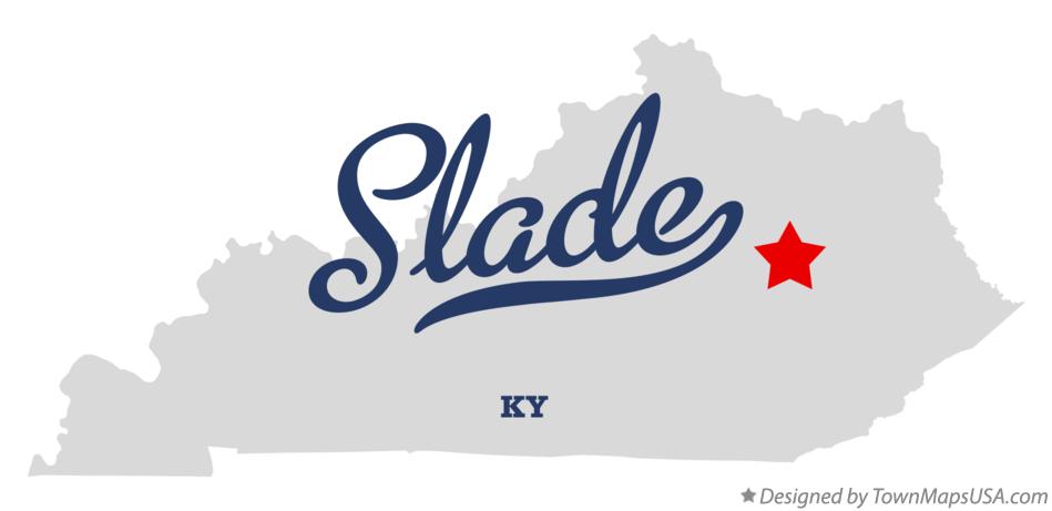 Map of Slade Kentucky KY