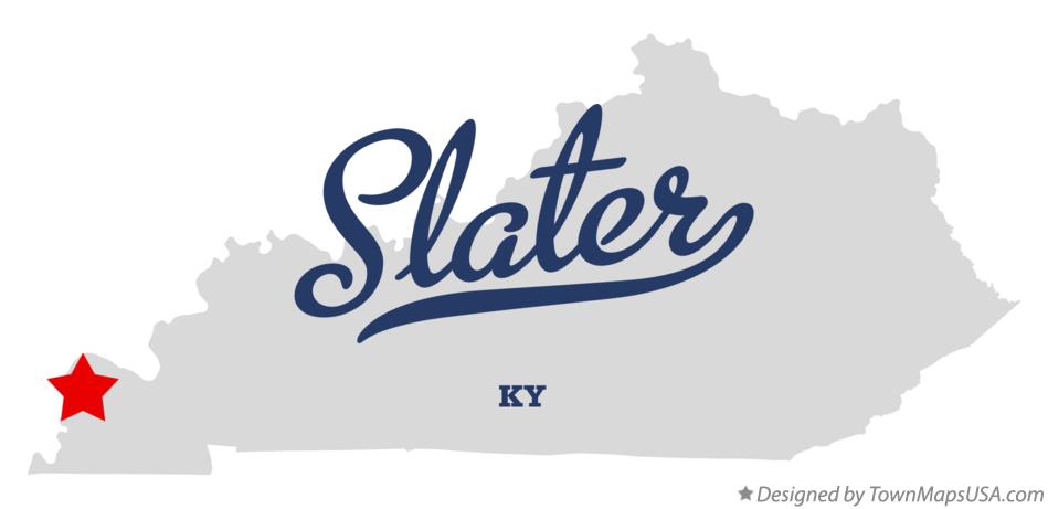 Map of Slater Kentucky KY