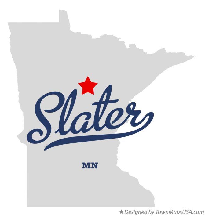 Map of Slater Minnesota MN