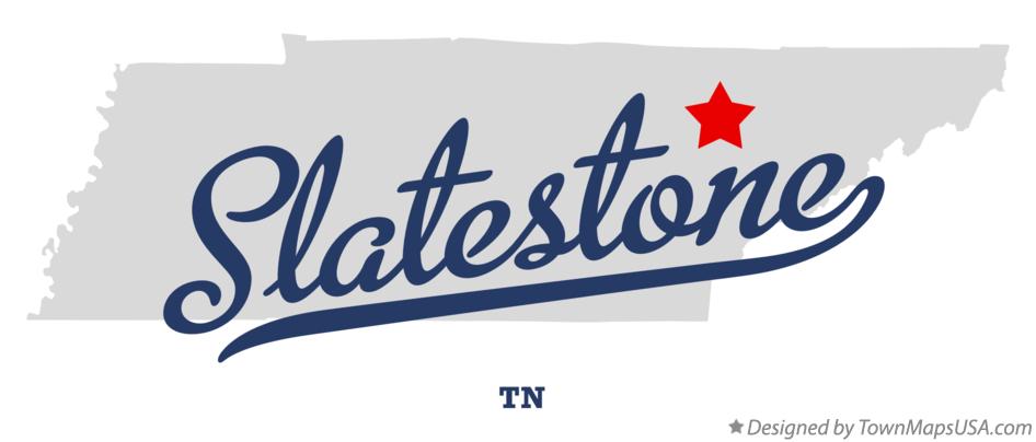 Map of Slatestone Tennessee TN