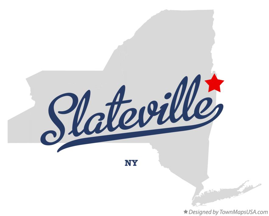 Map of Slateville New York NY