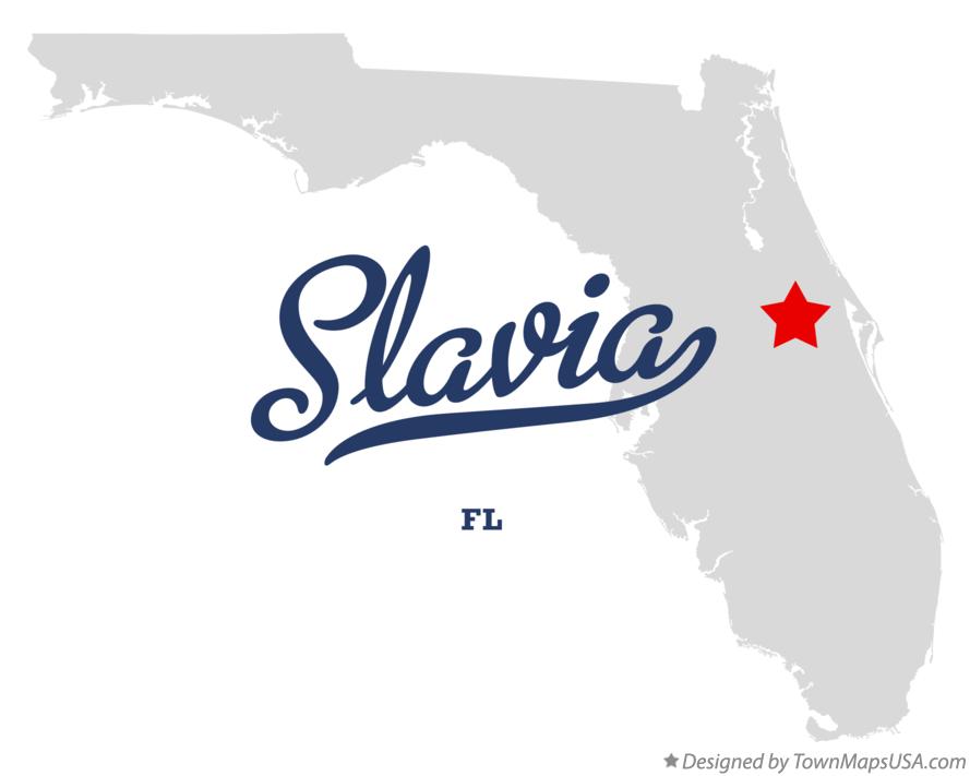 Map of Slavia Florida FL