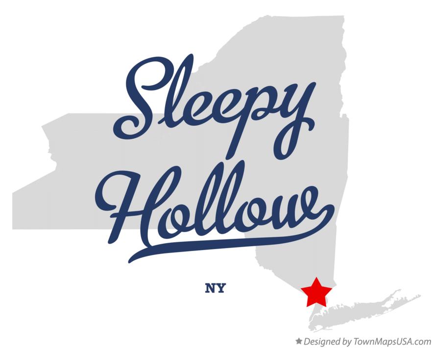 Map of Sleepy Hollow New York NY