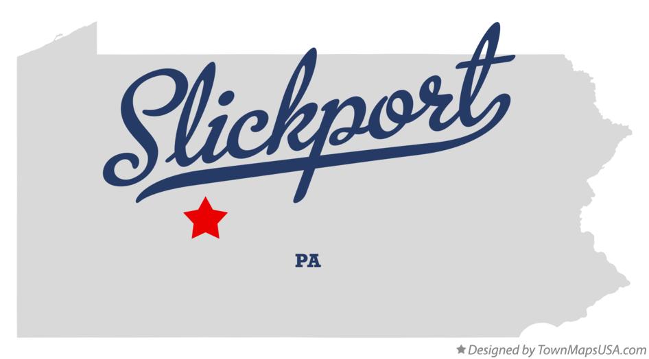 Map of Slickport Pennsylvania PA
