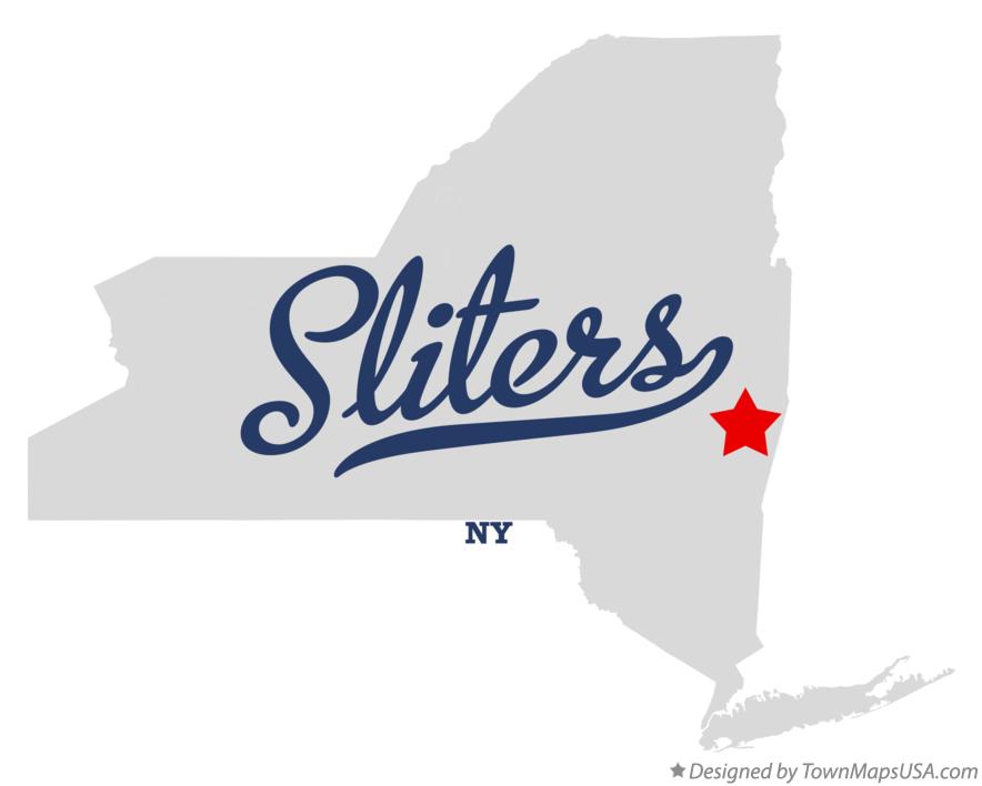 Map of Sliters New York NY