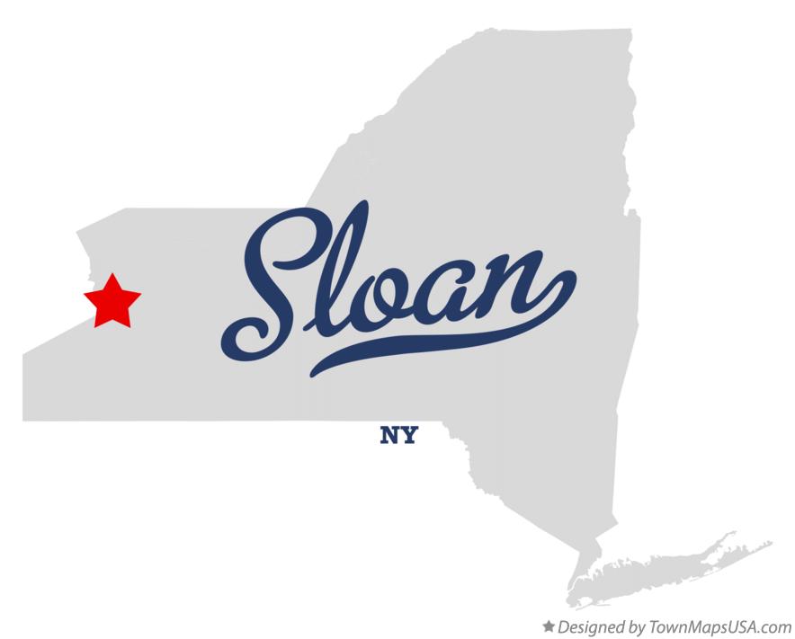 Map of Sloan New York NY