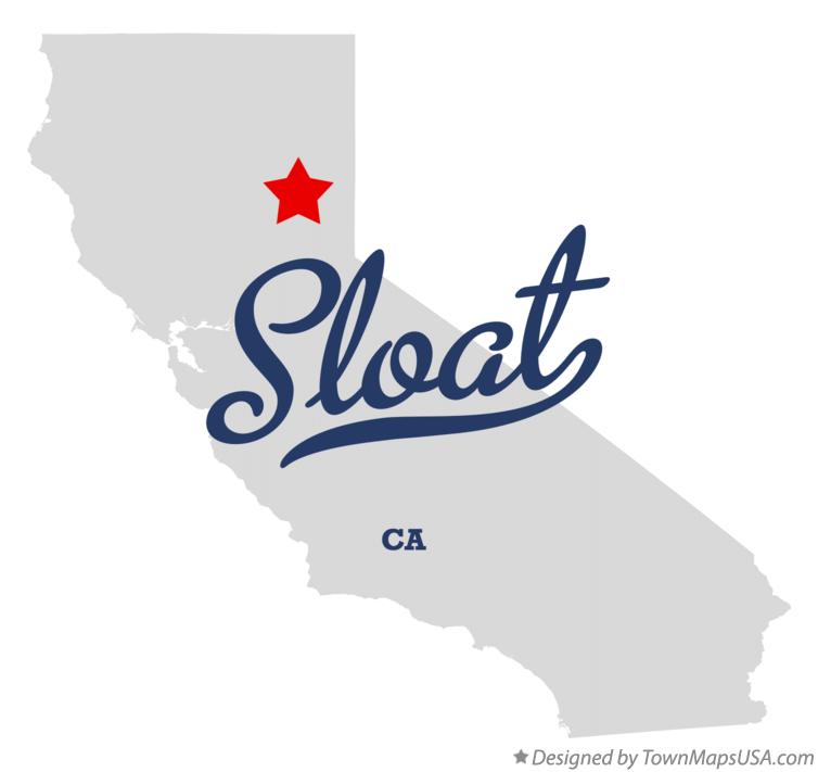 Map of Sloat California CA